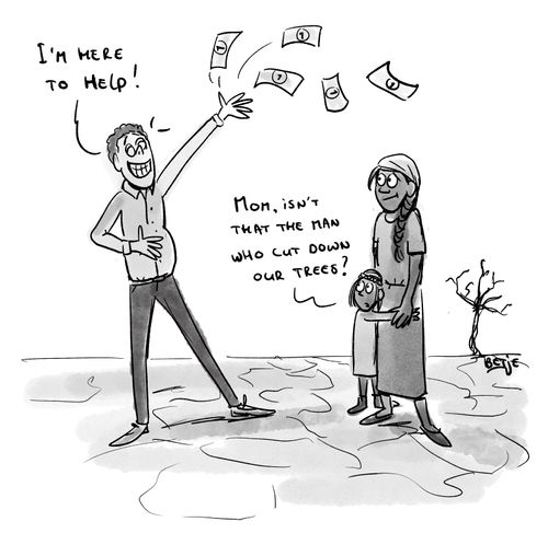 "I'm here to help!"
