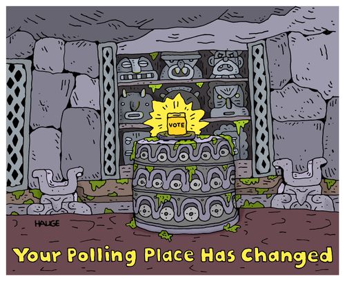 Your Polling Place Has Changed.