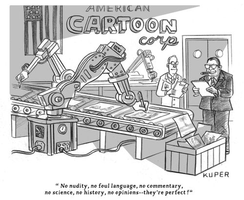 "No nudity, no foul language, no commentary, no science, no history, no opinions - they're perfect!"