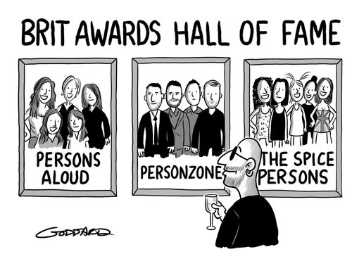 Brit Awards - Gender free hall of fame.