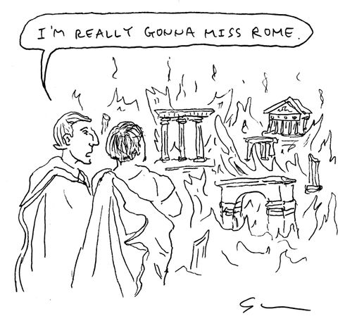 "I'm really gonna miss Rome."