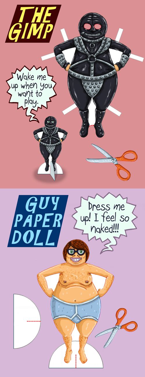 "Dress me up! I feel so naked!!!"