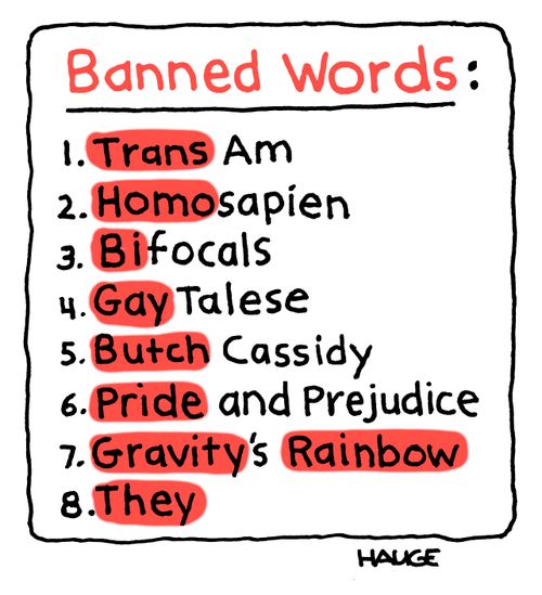 Banned words