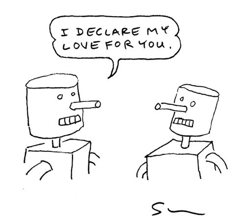"I declare my love for you."