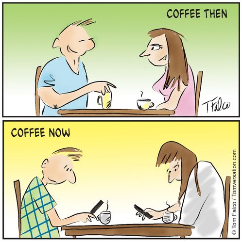 Coffee then and coffee now.