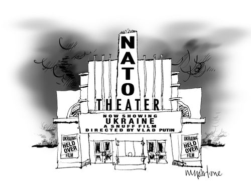 NATO Theater: Now showing Ukraine, a snuff film, directed by Vlad Putin.