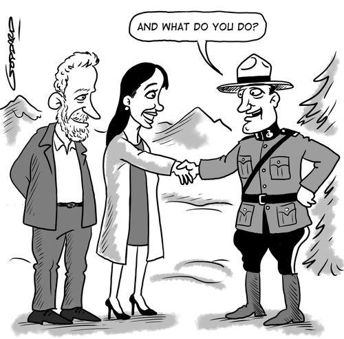 "And what do you do?"