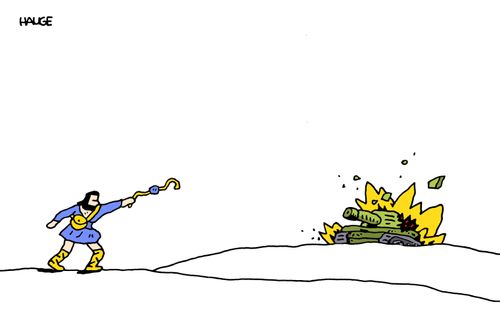 Ukrainian David versus the Russian Goliath