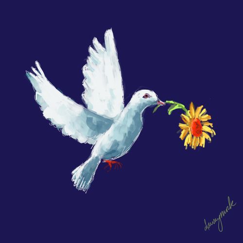 Dove of Peace in Ukraine