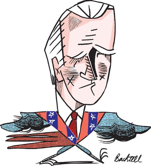 Joe Biden as American Eagle