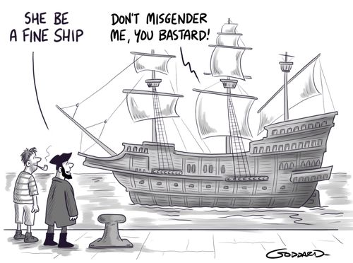 "She be a fine ship."