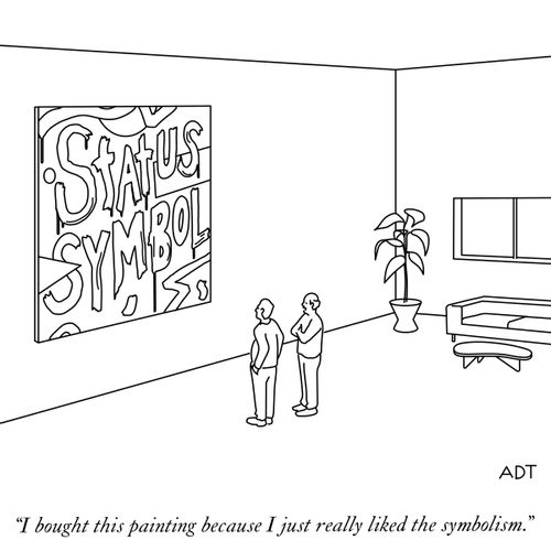 "I brought this painting because I just really liked the symbolism."