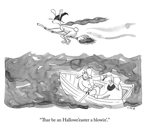 "Thar be an Hallowe'easter a blowin'."