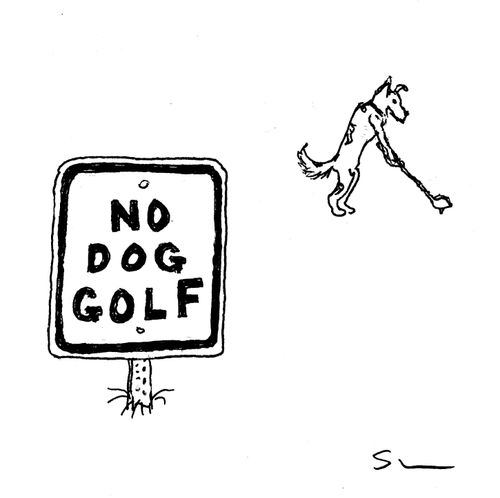 NO DOG GOLF