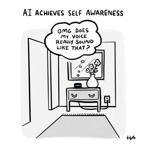 AI achieves self awareness.