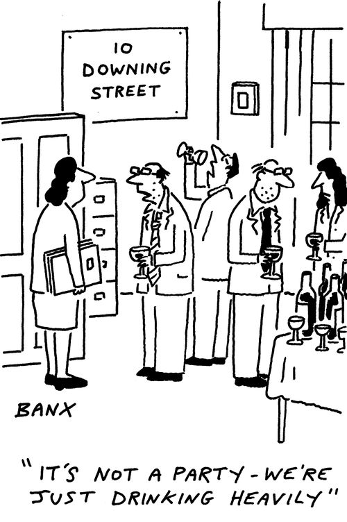 "It's not a party - we're just drinking heavily."