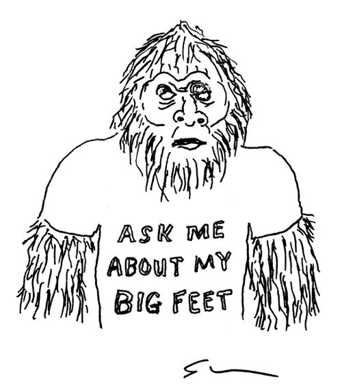 Ask Me About My Big Feet