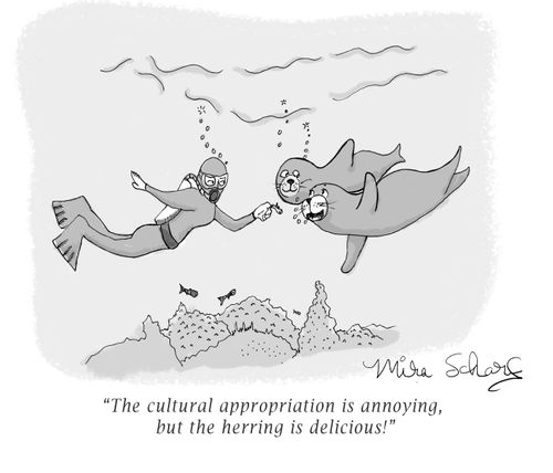 "The cultural appropriation is annoying but the herring is delicious."