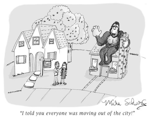 "I told you everyone was moving out of the city!"