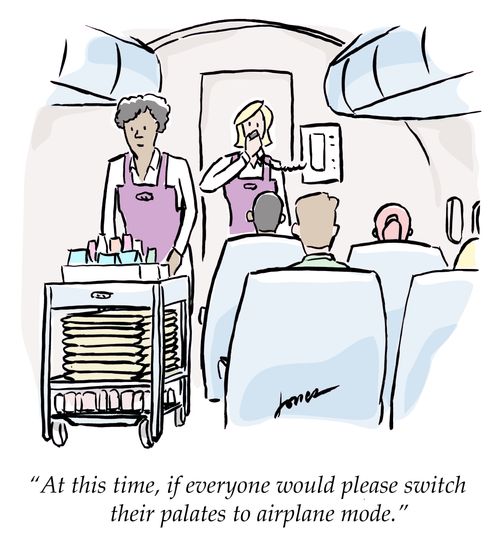 "At this time, if everyone would please switch their palates to airplane mode."