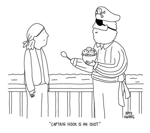 "Captain Hook is an idiot."