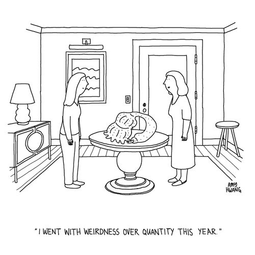 "I went with weirdness over quantity this year."