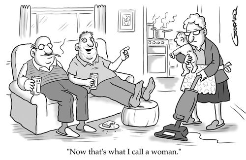 "Now that's what I call a woman."