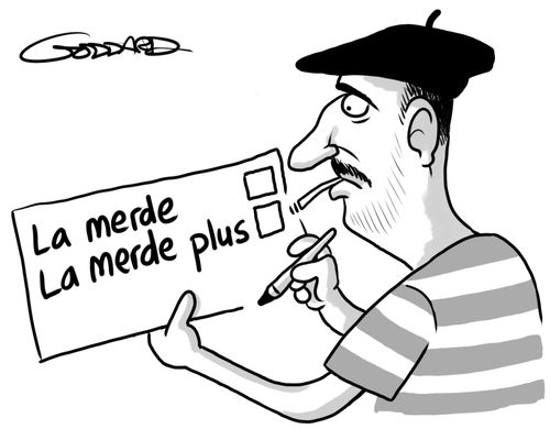 French election 'La Merde Plus'