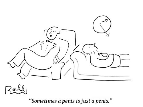 "Sometimes a penis is just a penis."