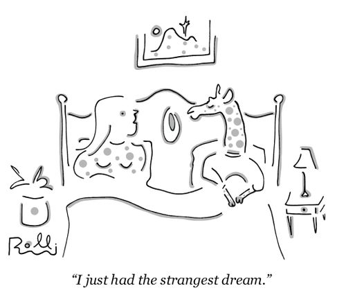 "I just had the strangest dream."