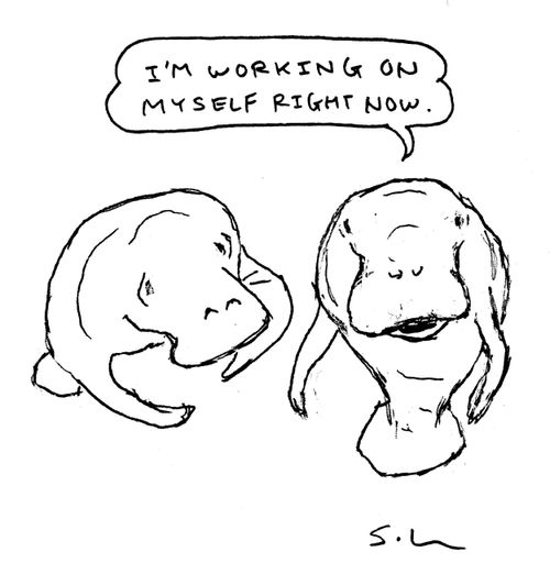 "I'm working on myself right now."