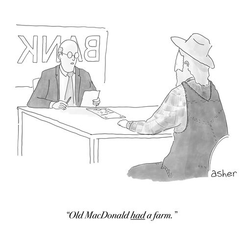 "Old MacDonald had a farm."