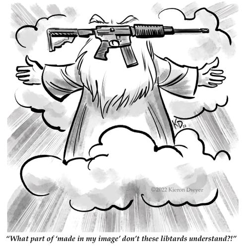 "What part of 'made in my image' don these libtards understand?!"