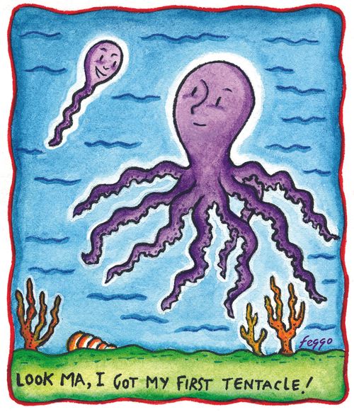 "Look ma, I got my first tentacle!"