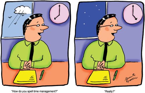 "How do you spell time management?"