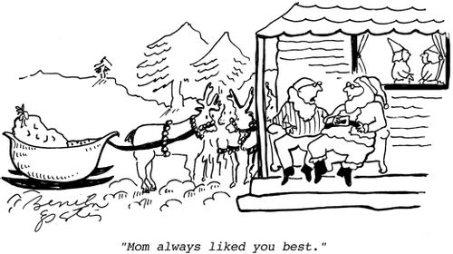 "Mom always liked you best."