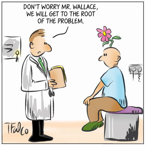 "Don't worry Mr. Wallace, we will get to the root of the problem."