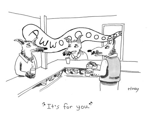 "It's for you."