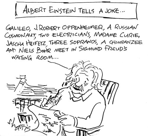 Albert Einstein Tells A Joke. . .