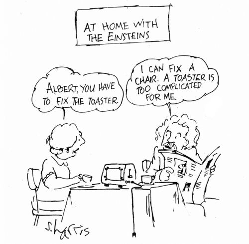 At home with the Einsteins