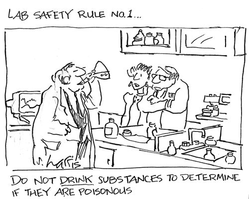 Lab safety Rule No. 1