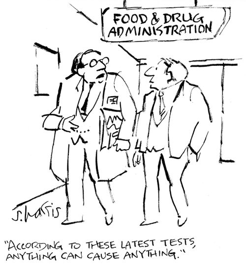 "According to these latest tests, anything can cause anything."