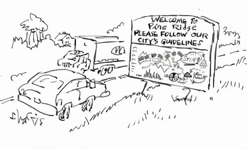 Welcome to Pine Ridge: Please Follow Our City's Guidelines