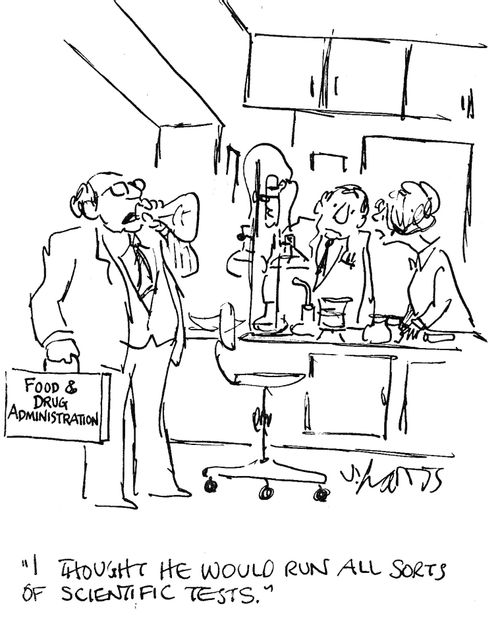 "I thought he would run all sorts of scientific tests."
