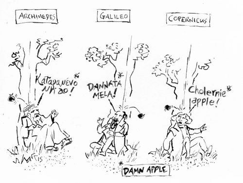 Archimedes, Galileo, Copernicus