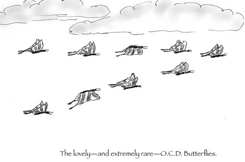 The lovely - and extremely rare - O.C.D. Butterflies.