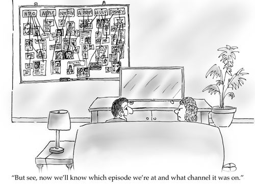 "But see, now we'll know which episode we're at and what channel it was on."