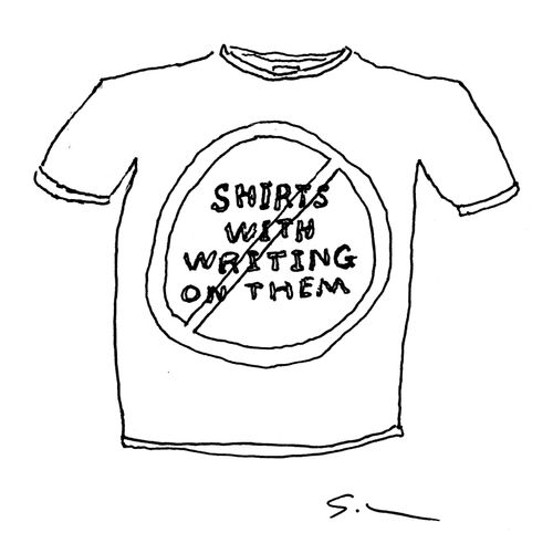 (NO) Shirts With Writing On Them