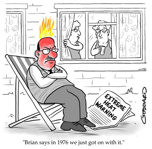 "Brian says in 1976 we just got on with it."