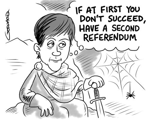 "If at first you don't succeed, have a second referendum."